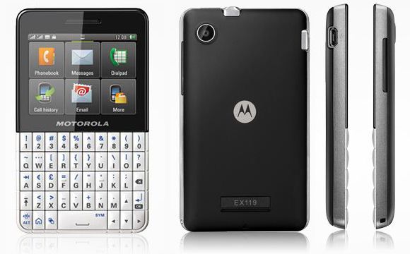 Celular Motorola EX119 Dois Chips QUERTY Touch Screen